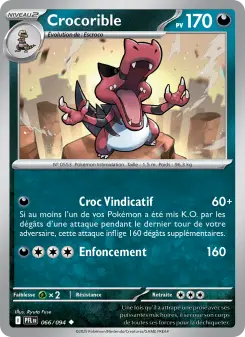 Crocorible — carte 066 de l’extension Flammes Fantasmagoriques