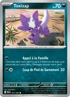 Toxizap — carte 067 de l’extension Flammes Fantasmagoriques