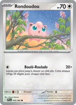 Rondoudou — carte 076 de l’extension Flammes Fantasmagoriques