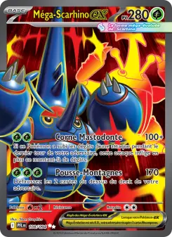 Méga-Scarhino-ex — carte 108 de l’extension Flammes Fantasmagoriques
