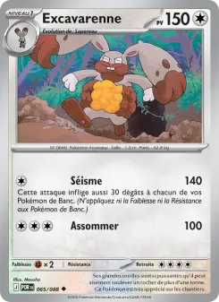 Excavarenne — carte 065 de l’extension Équilibre Parfait