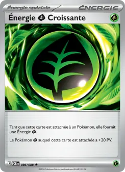 Énergie Grass Croissante — carte 086 de l’extension Équilibre Parfait