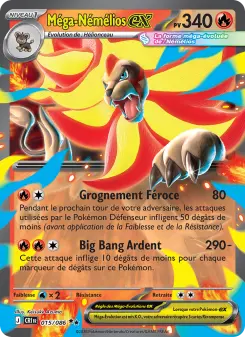Méga-Némélios-ex — carte 015 de l’extension Chaos Ascendant
