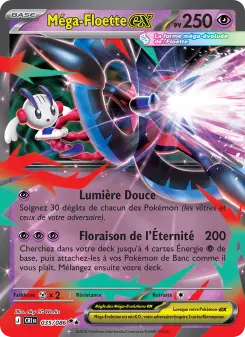 Méga-Floette-ex — carte 035 de l’extension Chaos Ascendant