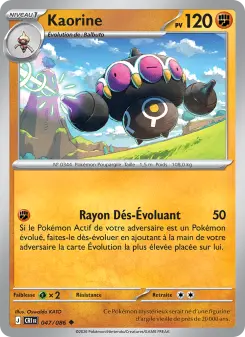 Kaorine — carte 047 de l’extension Chaos Ascendant