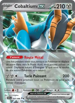 Cobaltium-ex — carte 064 de l’extension Chaos Ascendant