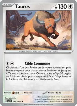 Tauros — carte 069 de l’extension Chaos Ascendant