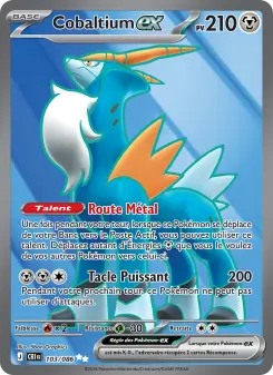 Cobaltium-ex — carte 103 de l’extension Chaos Ascendant