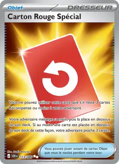 Carton Rouge Spécial — carte 113 de l’extension Chaos Ascendant