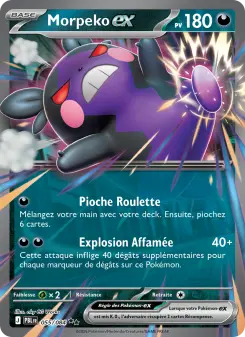 Morpeko-ex — carte 055 de l’extension Nuit Noire