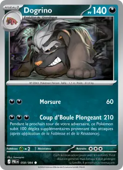 Dogrino — carte 058 de l’extension Nuit Noire
