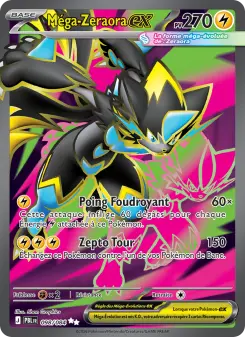 Méga-Zeraora-ex — carte 098 de l’extension Nuit Noire