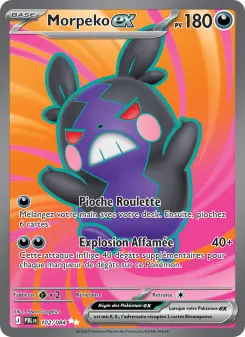 Morpeko-ex — carte 102 de l’extension Nuit Noire