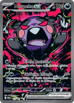 Morpeko-ex — carte 117 de l’extension Nuit Noire