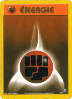 Énergie Combat — carte 106 de l’extension Neo Genesis