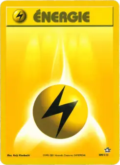 Énergie Électrique — carte 109 de l’extension Neo Genesis