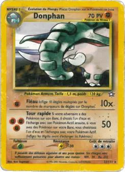 Donphan — carte 21 de l’extension Neo Genesis