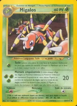 Migalos — carte 27 de l’extension Neo Genesis