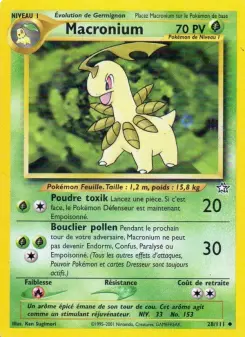 Macronium — carte 28 de l’extension Neo Genesis