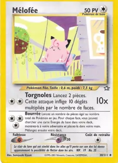 Mélofée — carte 30 de l’extension Neo Genesis