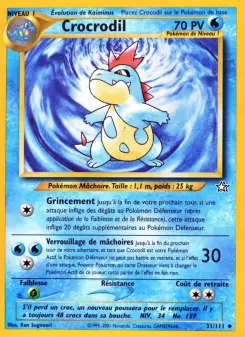 Crocrodil — carte 31 de l’extension Neo Genesis