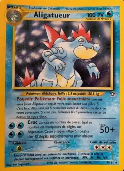 Aligatueur — carte 4 de l’extension Neo Genesis
