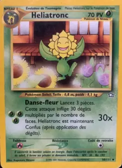 Heliatronc — carte 50 de l’extension Neo Genesis