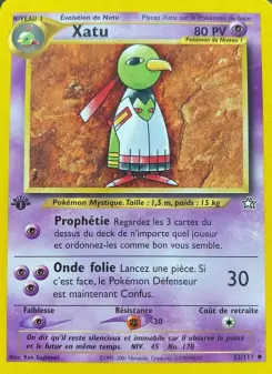 Xatu — carte 52 de l’extension Neo Genesis