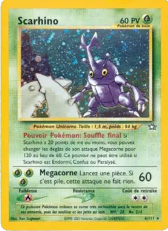 Scarhino — carte 6 de l’extension Neo Genesis