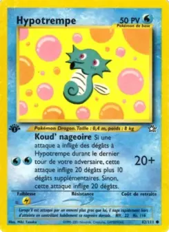 Hypotrempe — carte 62 de l’extension Neo Genesis