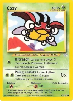 Coxy — carte 63 de l’extension Neo Genesis
