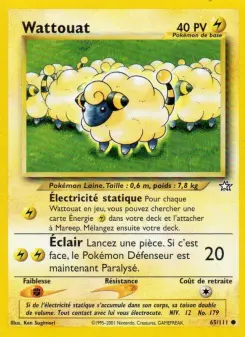 Wattouat — carte 65 de l’extension Neo Genesis