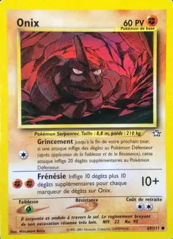 Onix — carte 69 de l’extension Neo Genesis
