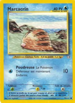 Marcacrin — carte 79 de l’extension Neo Genesis
