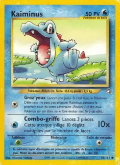 Kaiminus — carte 81 de l’extension Neo Genesis