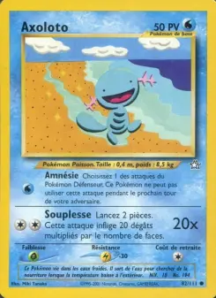 Axoloto — carte 82 de l’extension Neo Genesis