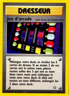 Jeu d'arcade — carte 83 de l’extension Neo Genesis