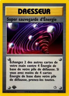 Super sauvegarde d'Énergie — carte 89 de l’extension Neo Genesis