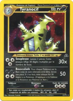 Tyranocif — carte 12 de l’extension Neo Discovery