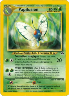 Papilusion — carte 19 de l’extension Neo Discovery