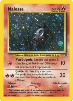 Malosse — carte 5 de l’extension Neo Discovery