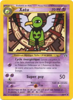 Xatu — carte 52 de l’extension Neo Discovery