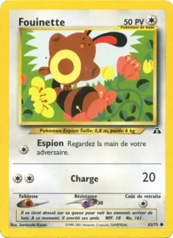 Fouinette — carte 63 de l’extension Neo Discovery