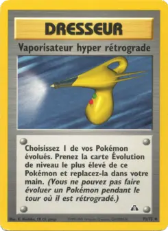 Vaporisateur hyper rétrograde — carte 73 de l’extension Neo Discovery