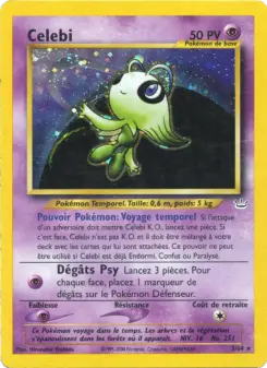 Celebi — carte 3 de l’extension Neo Revelation