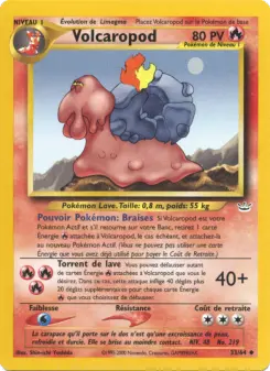 Volcaropod — carte 33 de l’extension Neo Revelation