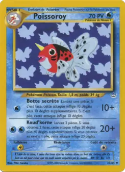 Poissoroy — carte 37 de l’extension Neo Revelation