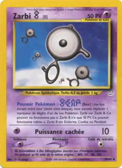 Zarbi B — carte 39 de l’extension Neo Revelation
