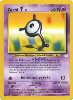 Zarbi Y — carte 40 de l’extension Neo Revelation
