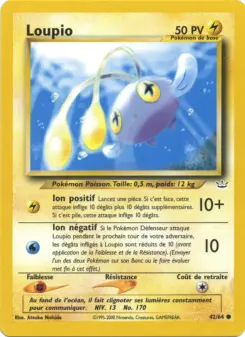 Loupio — carte 42 de l’extension Neo Revelation